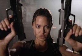 La actriz Angelina Jolie en 'Lara Croft: Tomb Raider'.