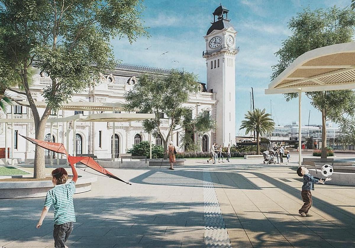 Así serán las mejoras en el entorno de la Marina de Valencia