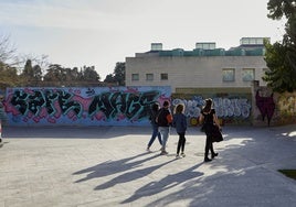 El degradado entorno del Museo de Bellas Artes de Valencia.