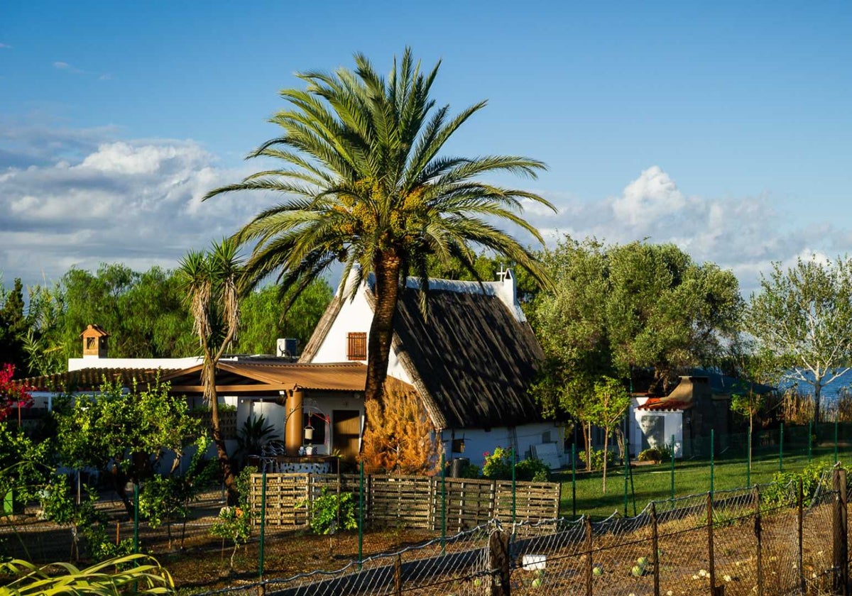 Vivienda tradicional de la zona.