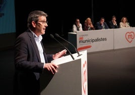 Rodríguez, en el congreso de Ens Uneix.