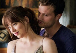 Dakota Johnson y Jamie Dornan.