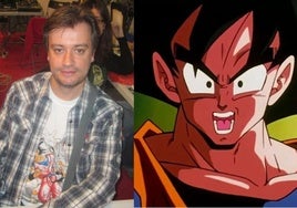 Marc Zanni a la izquierda, Son Goku a la derecha