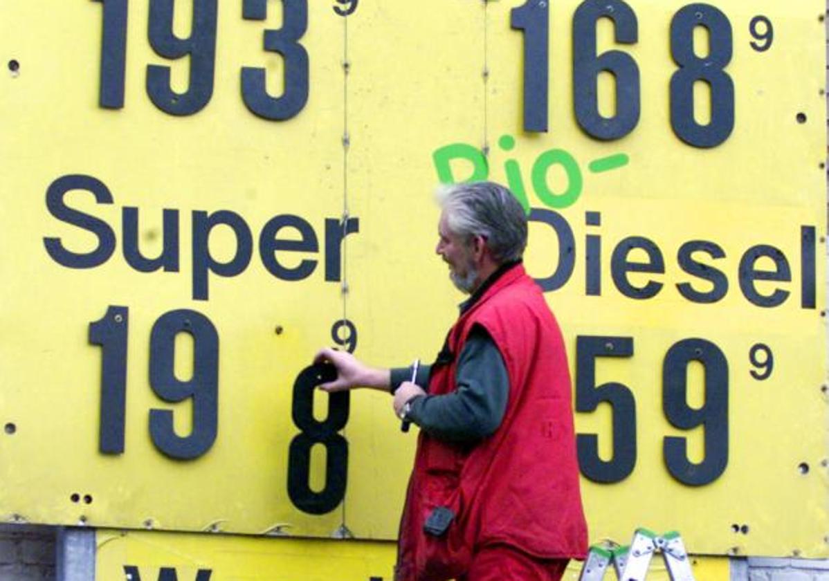 Una gasolinera en Alemania, en una imagen de archivo.