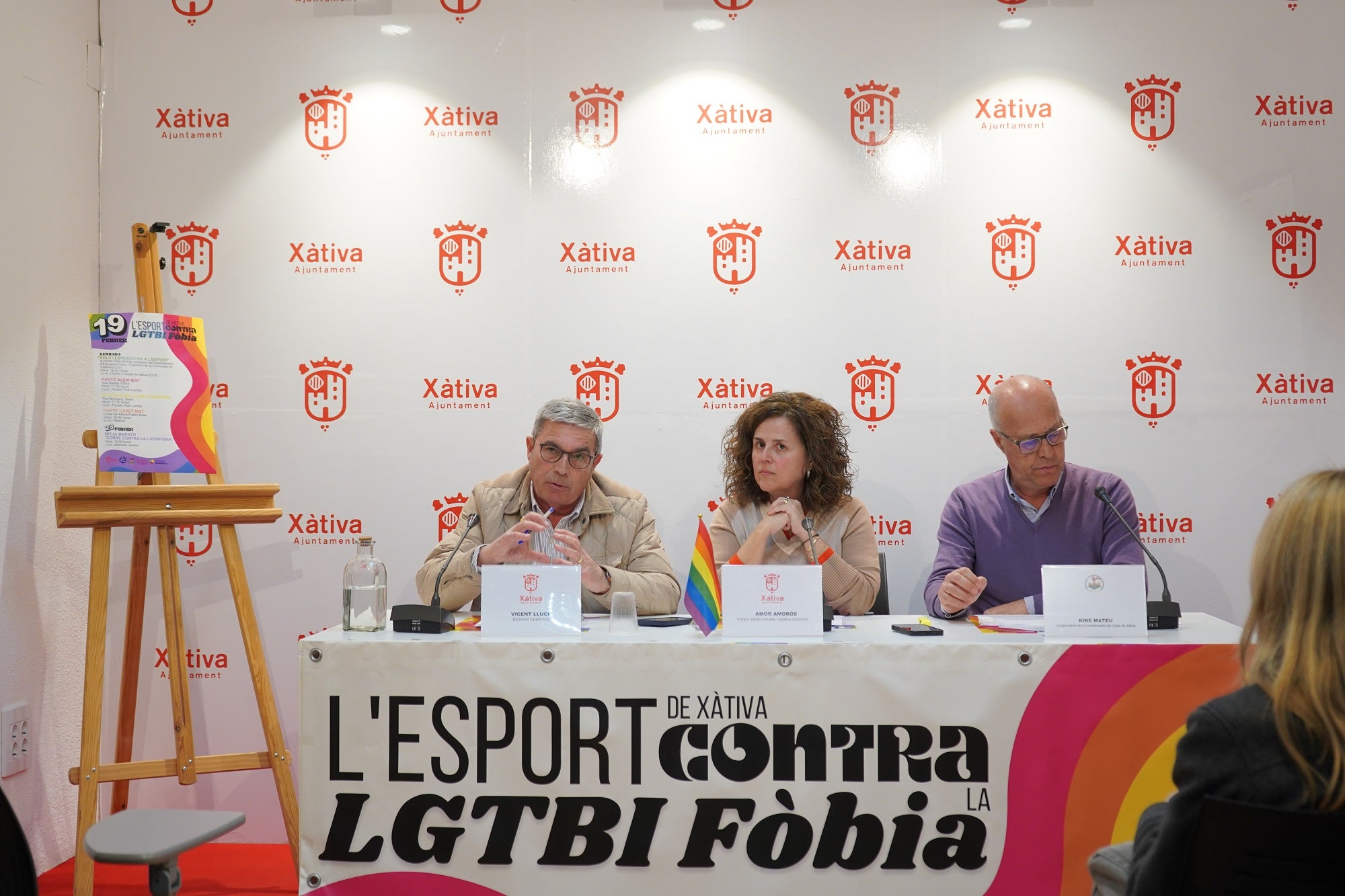 Presentación de la joranda contra la homofobia en el deporte.