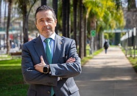 El rector José Capilla en el campus de Vera de la Universitat Politècnica de València (UPV).