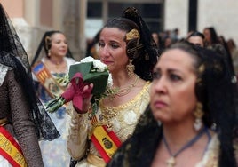 La Ofrenda, uno de los actos más emotivos de las Fallas.