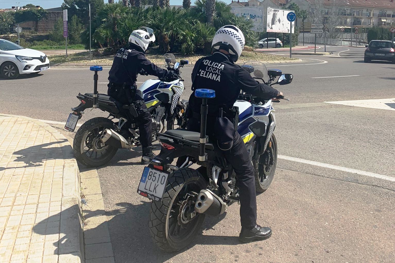 Agentes de la Policía Local de l'Eliana.