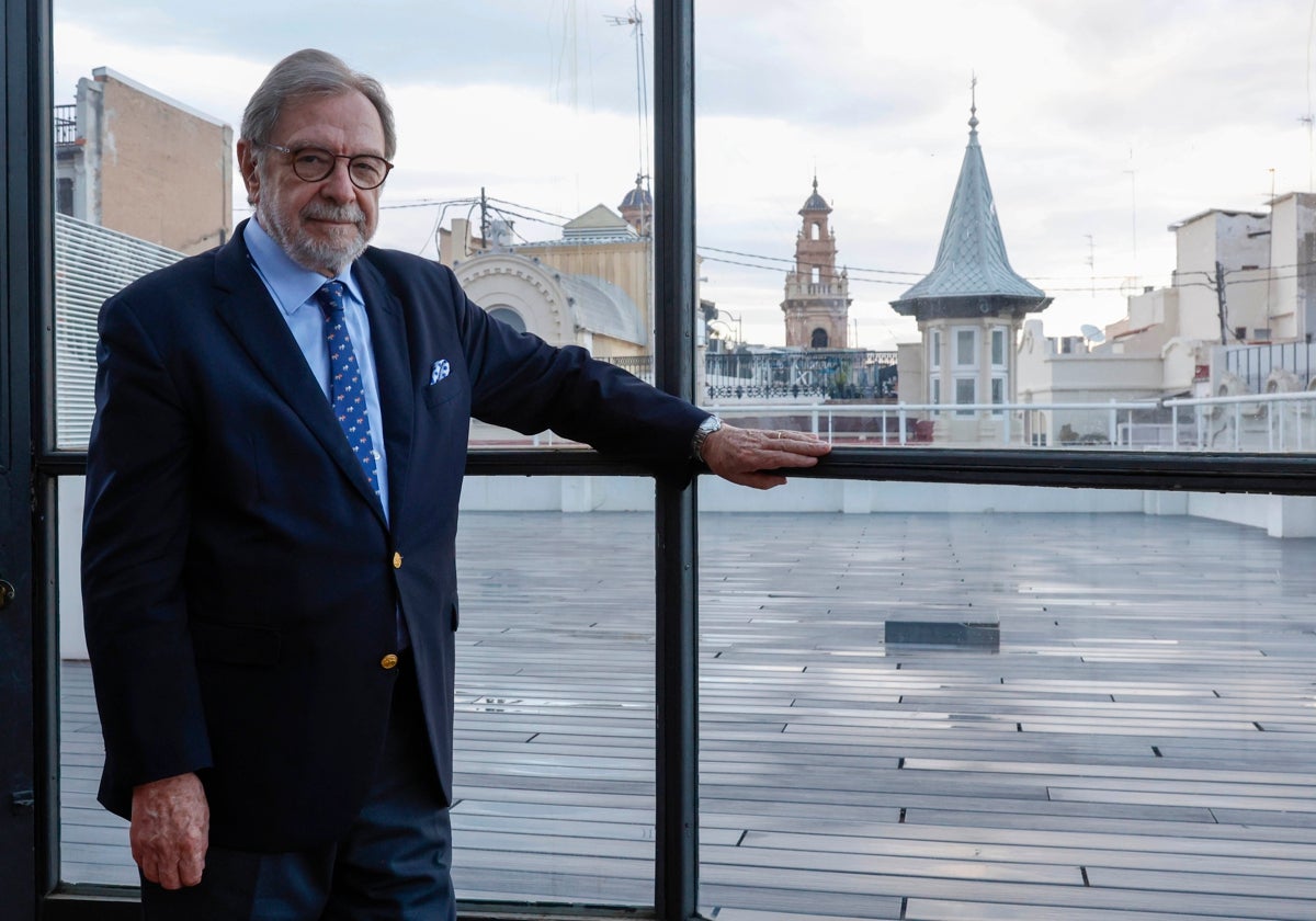 Juan Luis Cebrián, la semana pasada, fotografiado en el Casino de Agricultura en Valencia.