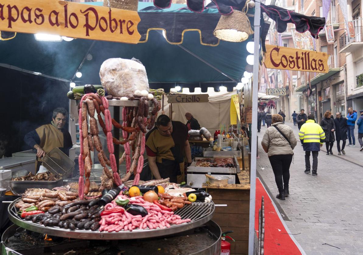 Mercado medieval en Teruel.