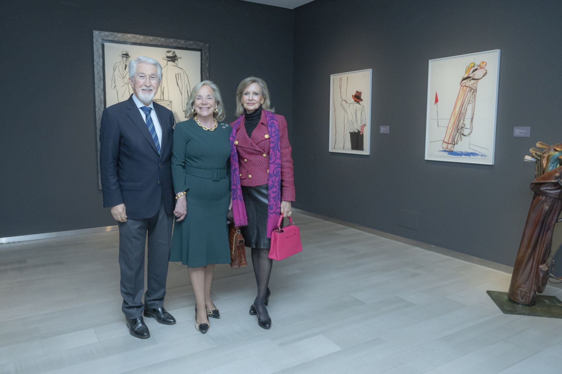 Salvador Alborch, María José Navarro y Elvira de la Fuente.