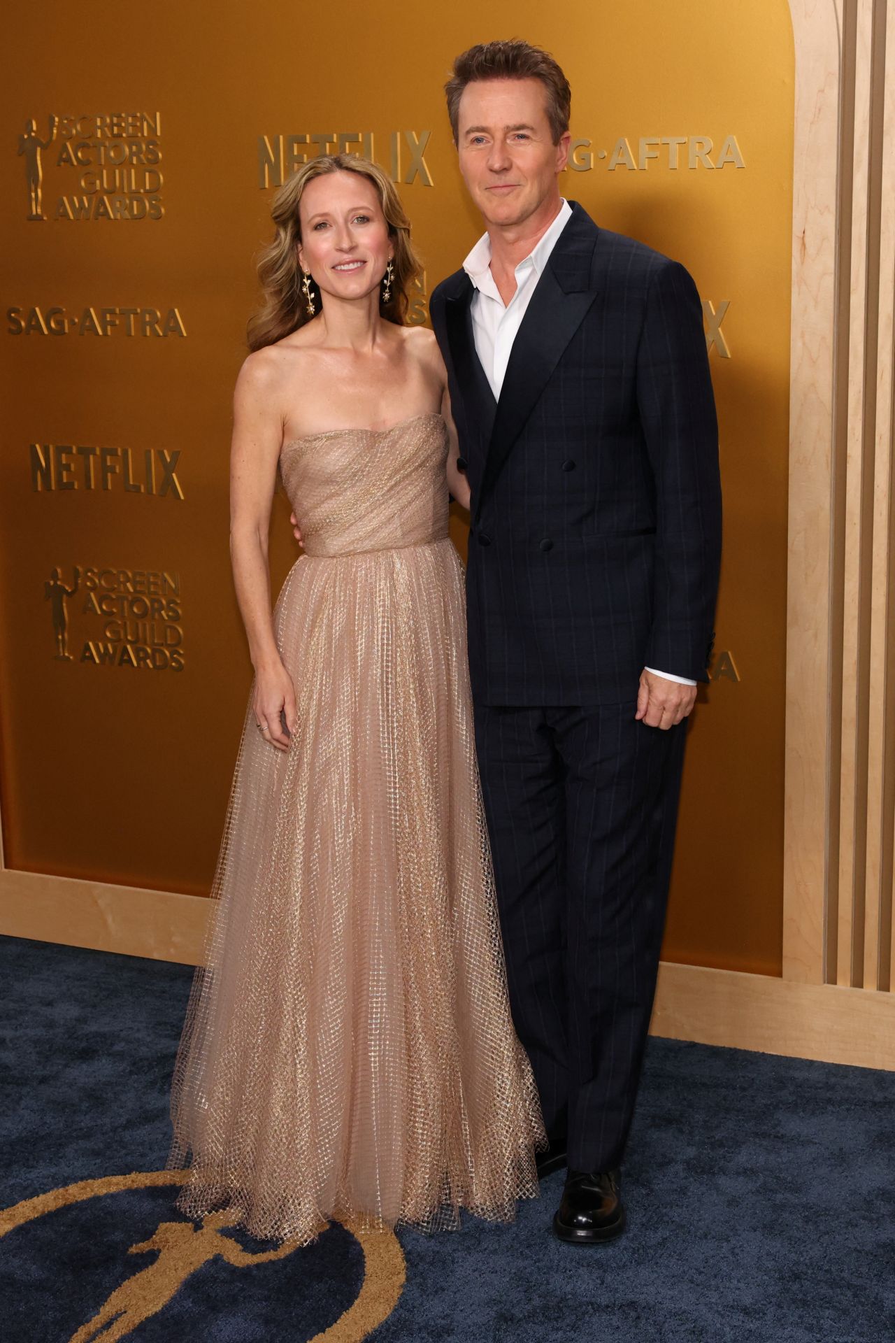 Shauna Robertson y Edward Norton