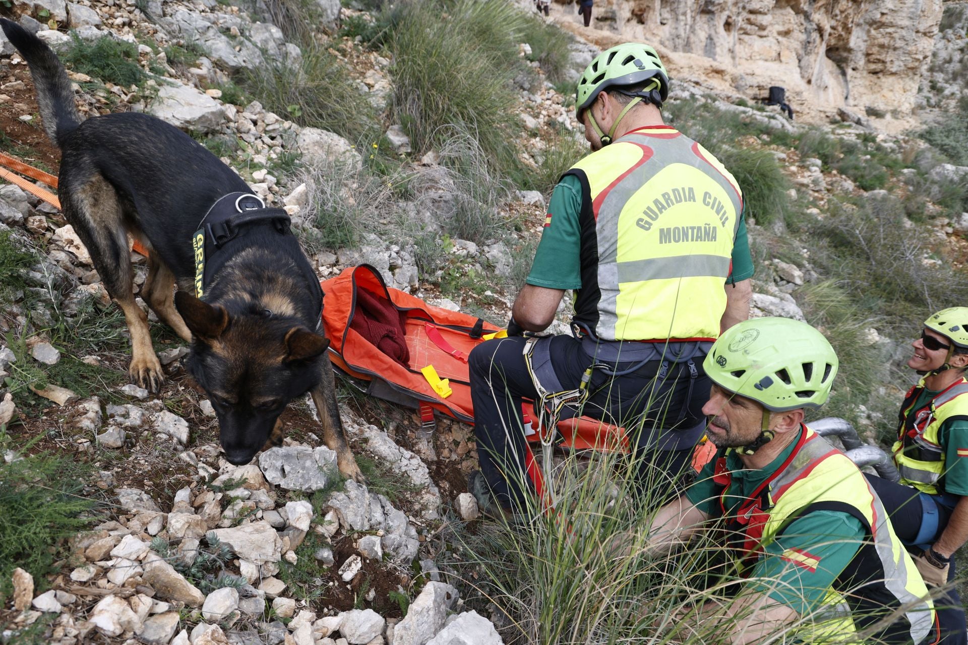 FOTOS | El Grupo de Rescate de la Guardia Civil sigue en su búsqueda de los desaparecidos por la dana