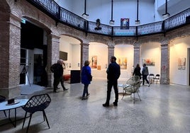 Interior de la Gallera de Valencia.