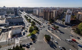 Vista aérea de Valencia.