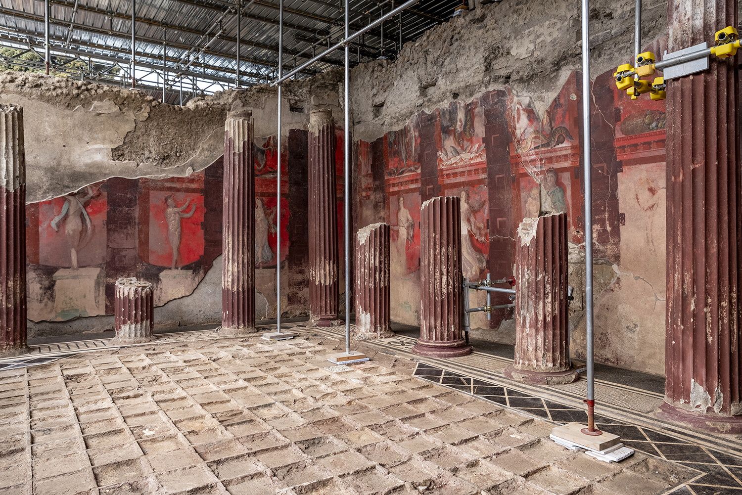 FOTOS | Así eran las salas de banquetes en Pompeya