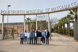 Visita al polideportivo de Massanassa.