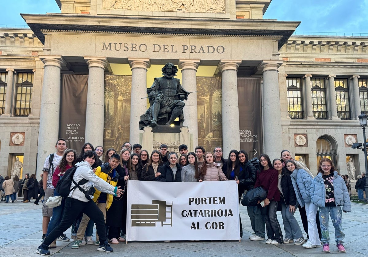 Alumnado de Catarroja participante en el concierto.