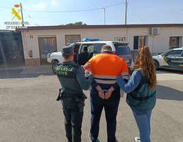 Uno de los detenidos por el robo de cobre en pozos.