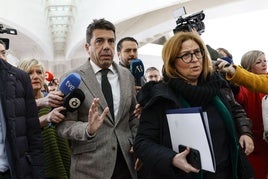 El presidente de la Generalitat a su llegada al Congreso de Formación Profesional.