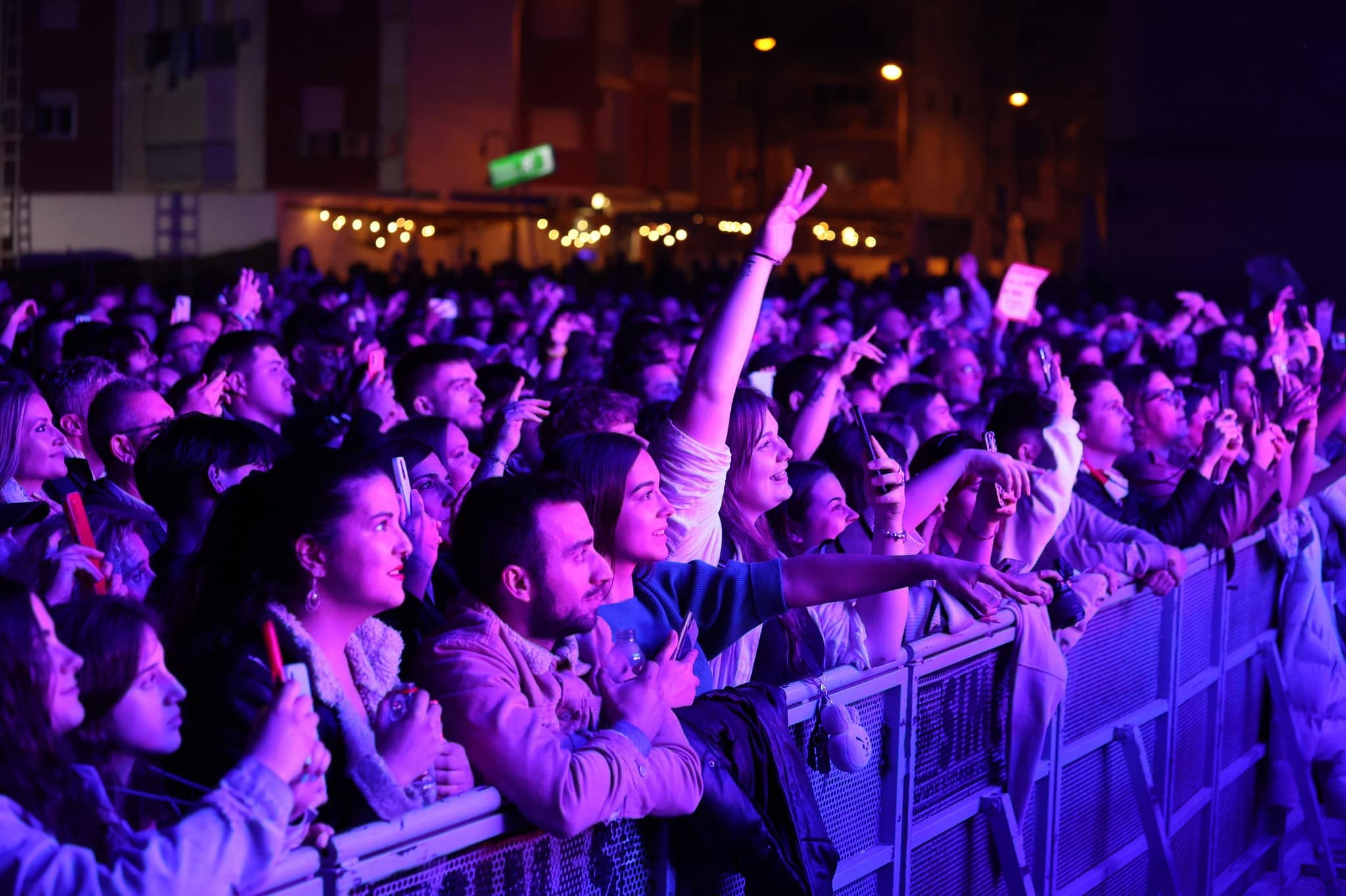 Asistentes a un concierto en una edición anterior de las fiestas.