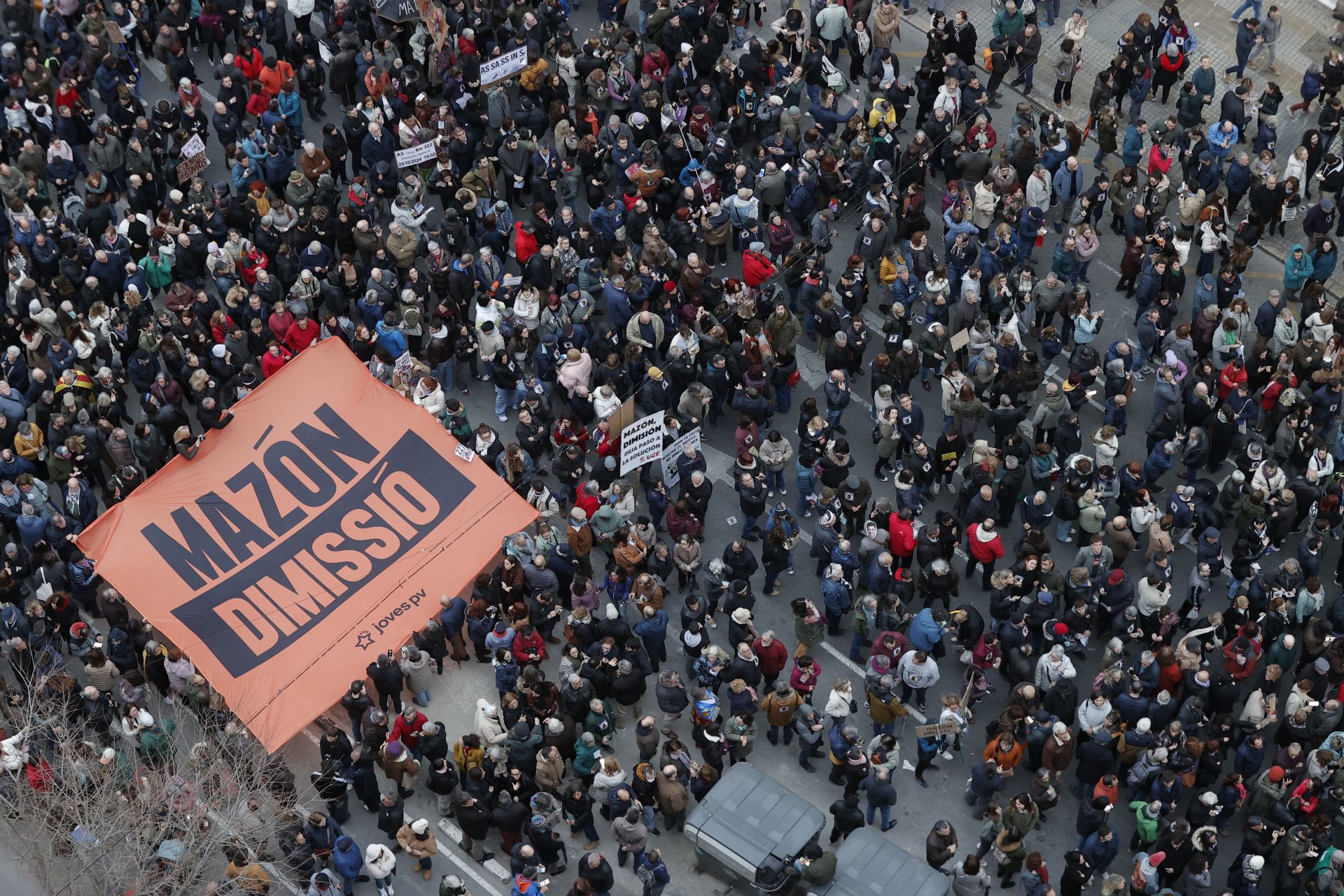 La manifestación en Valencia contra la gestión política de la dana, en imágenes