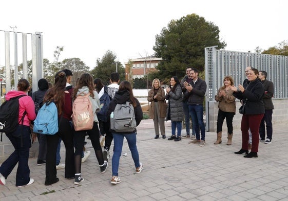 Bienvenida al alumnado en Mislata.