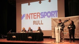 Momento del acto de presentación de la carrera.