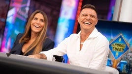 Joaquín Sánchez y Susana Saborido en 'El Hormiguero'.