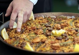Paella valenciana, en imagen de archivo.