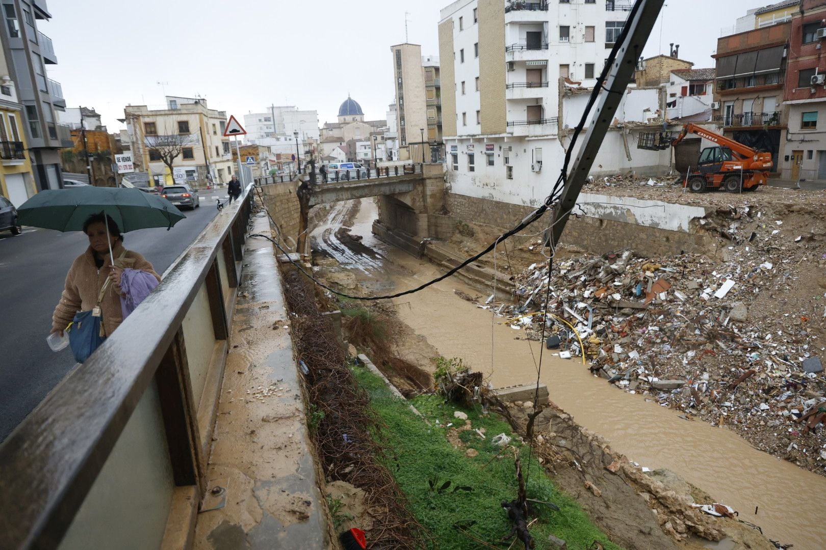 FOTOS | Las fuertes lluvias golpean la Comunitat Valenciana este lunes