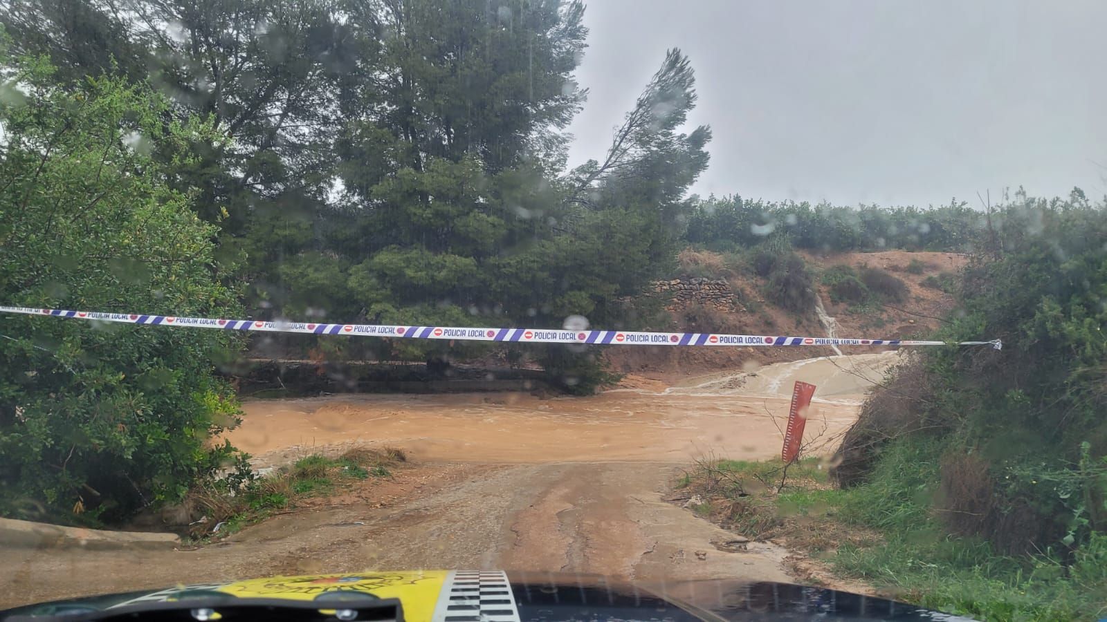 Lluvias en Pedralba