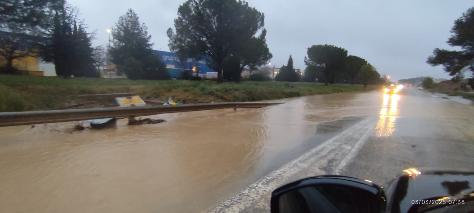 FOTOS | Las fuertes lluvias golpean la Comunitat Valenciana este lunes