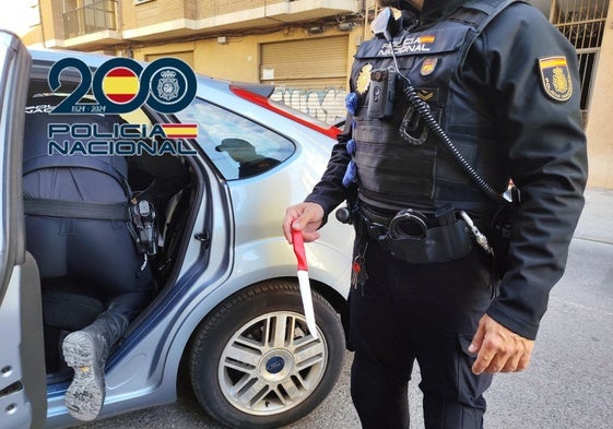 Imagen de archivo de una intervención policial en Valencia.