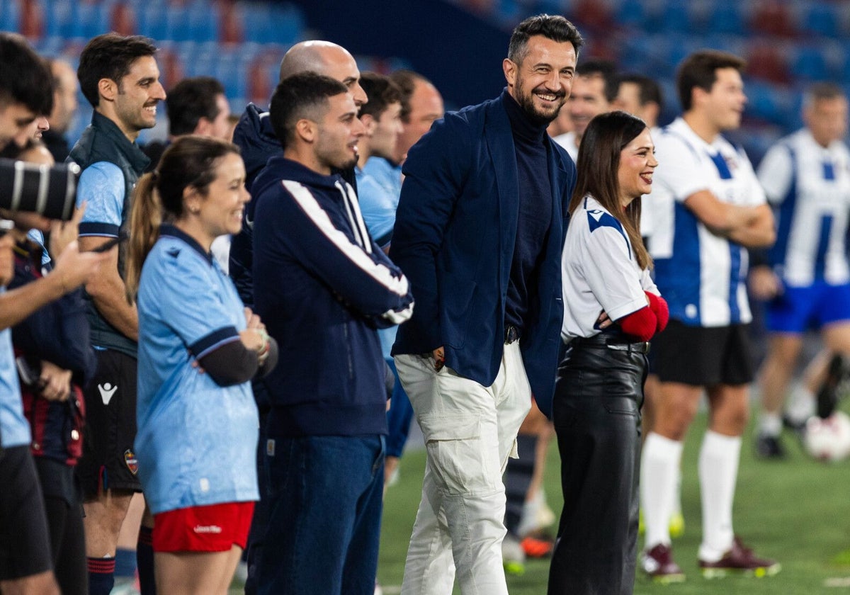 Héctor Rodas durante uno de los actos del club