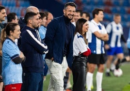 Héctor Rodas durante uno de los actos del club