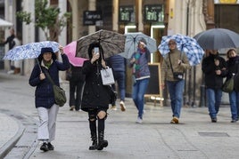 Lluvias en Valencia.