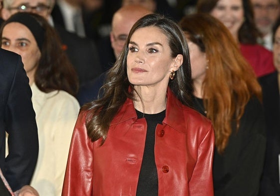 La Reina Letizia, en la inauguración de Arco esta misma semana.