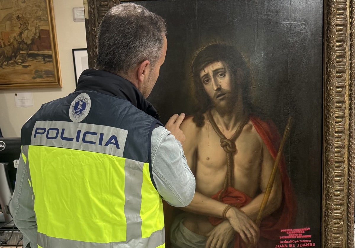 La Policía Autonómica interviene un cuadro falsamente atribuido al pintor Juan de Juanes