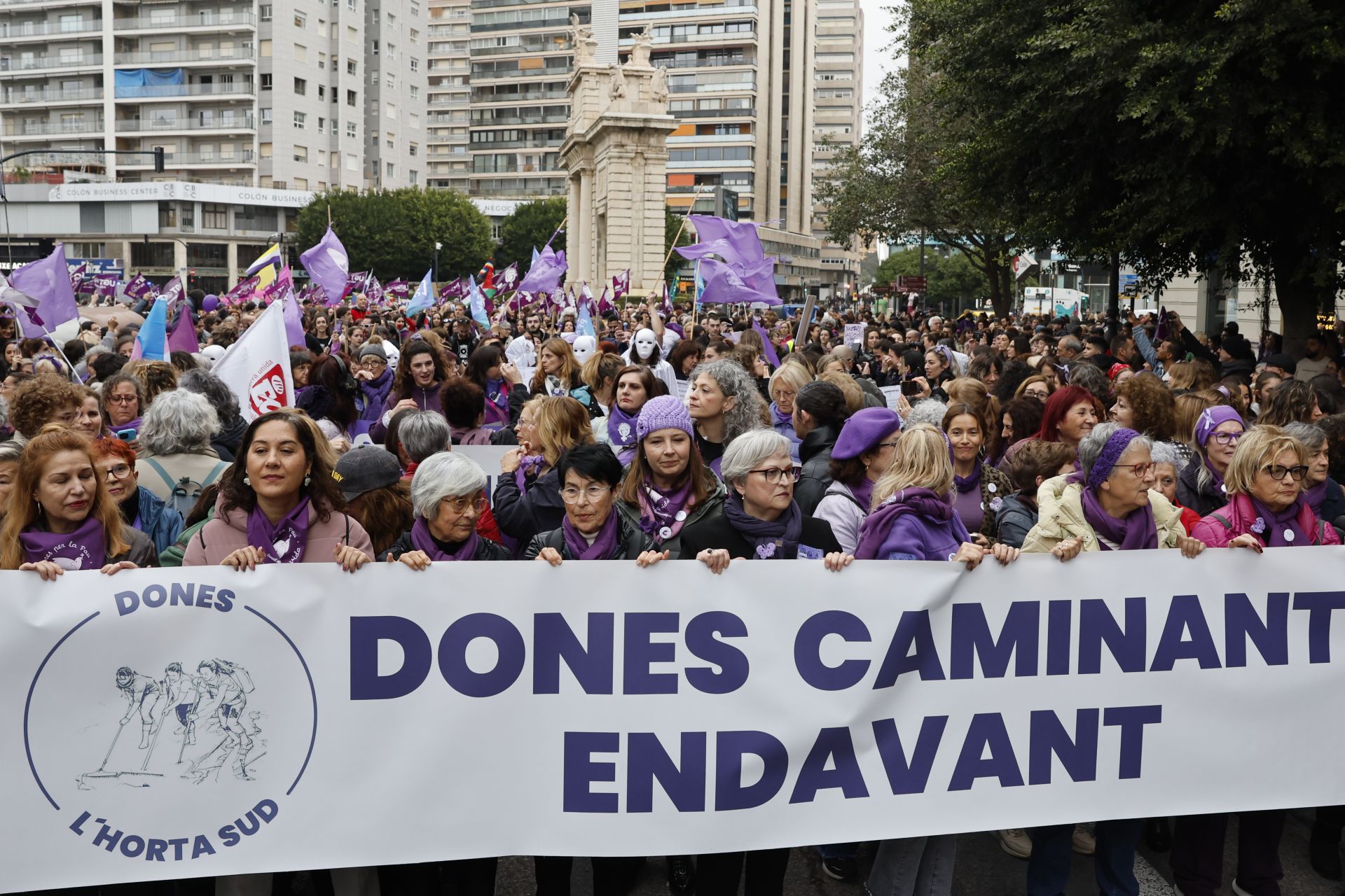 Las imágenes de la manifestación del 8M en Valencia