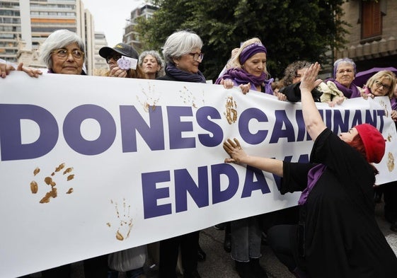 Las imágenes de la manifestación del 8M en Valencia