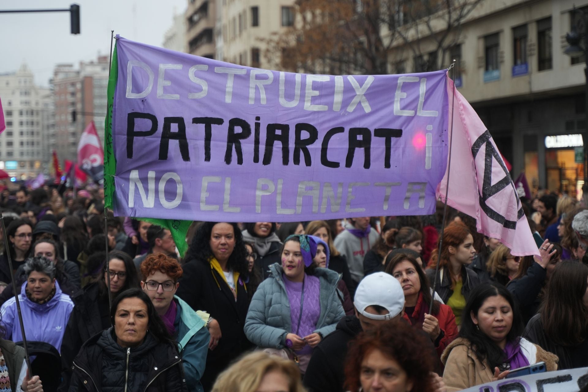 Las imágenes de la manifestación del 8M en Valencia