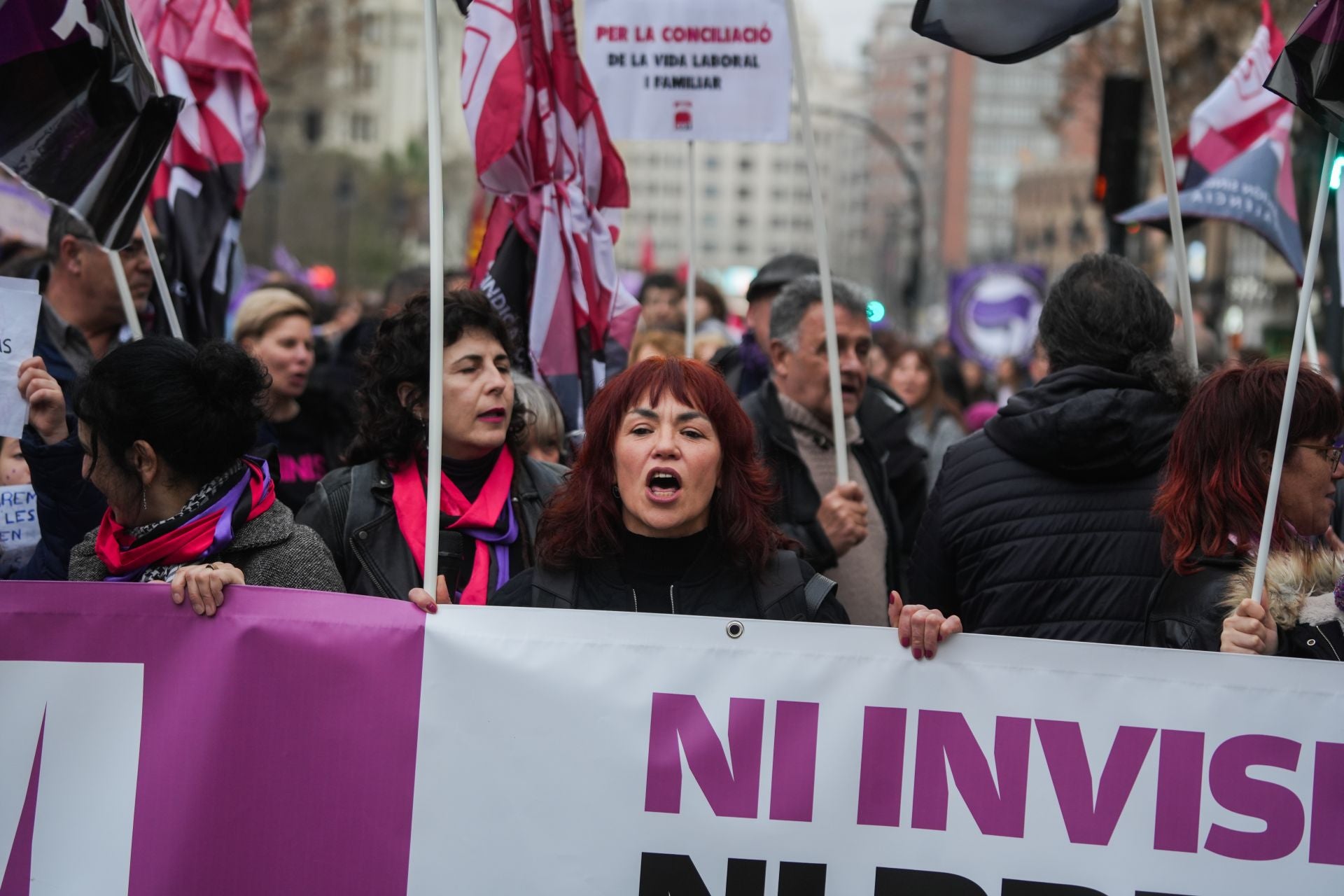 Las imágenes de la manifestación del 8M en Valencia