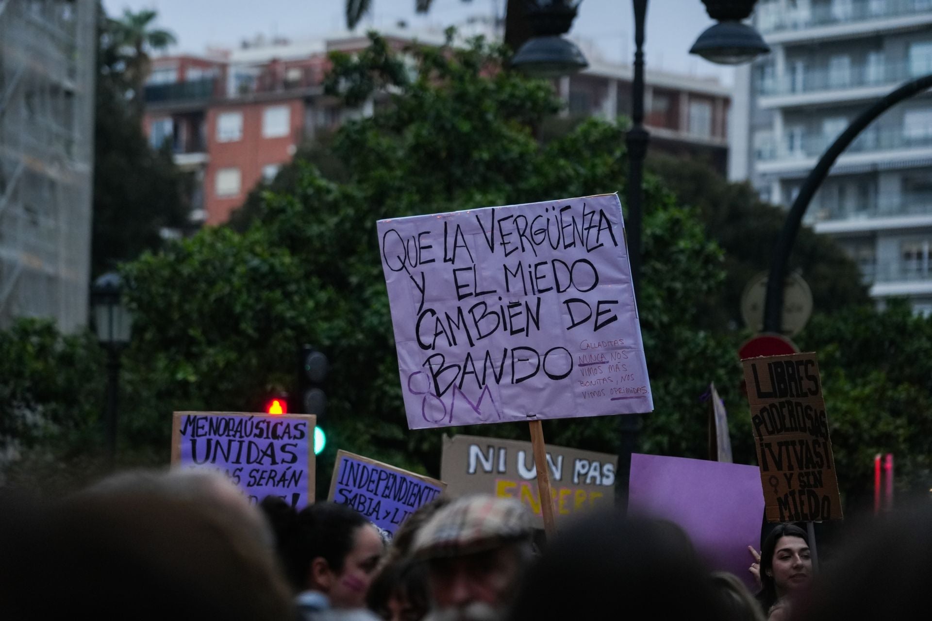 Las imágenes de la manifestación del 8M en Valencia