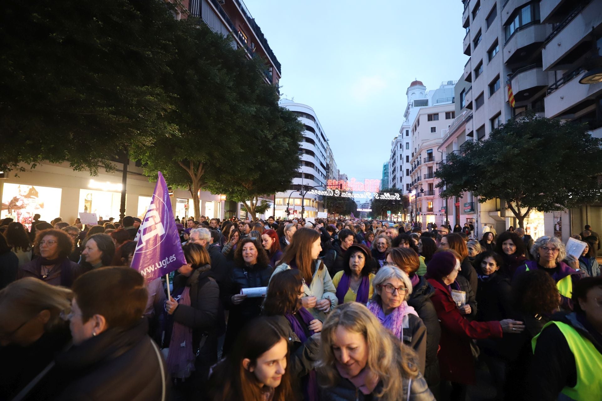 Las imágenes de la manifestación del 8M en Valencia