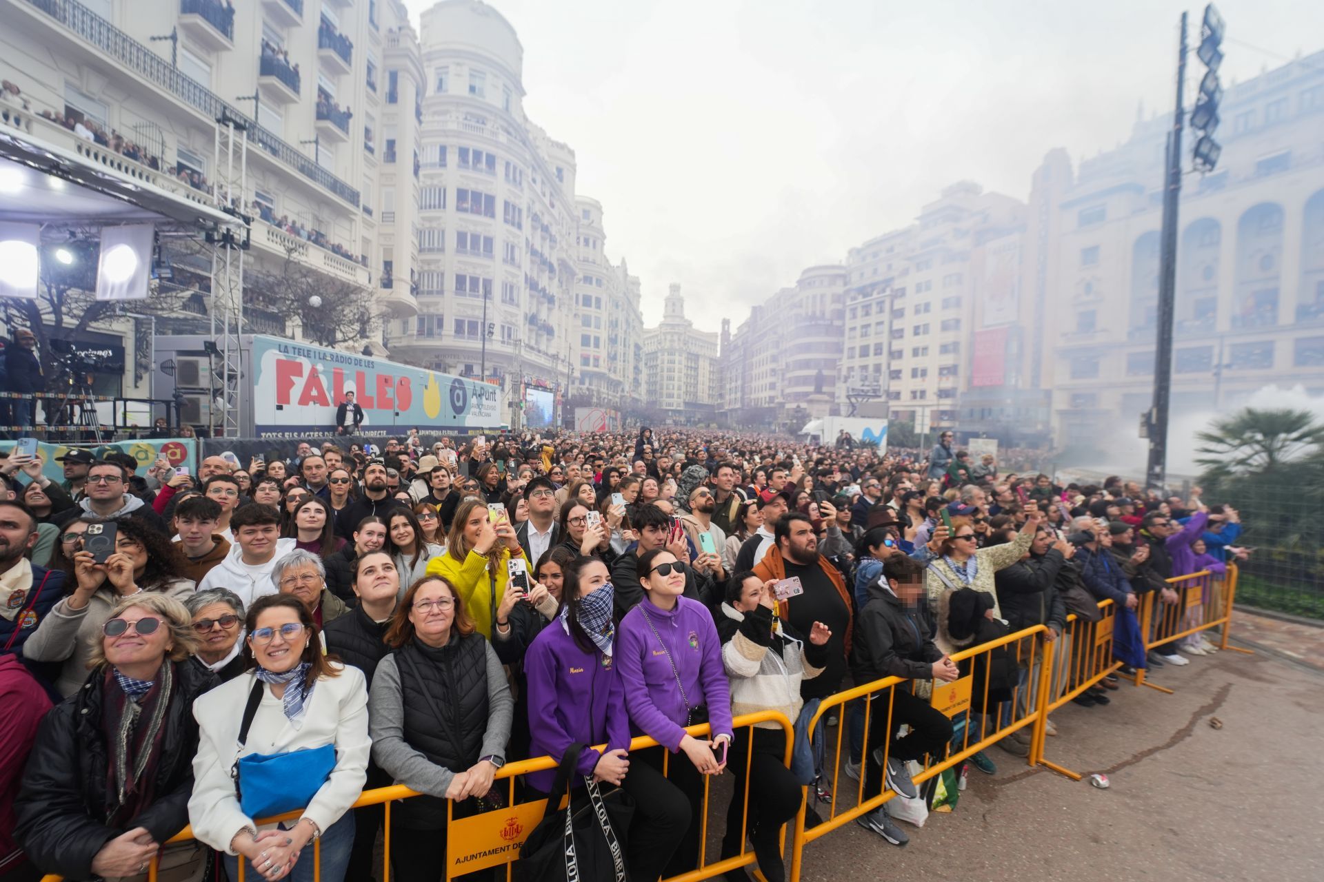 La mascletà de Nuria Martí de las Fallas 2025, en imágenes