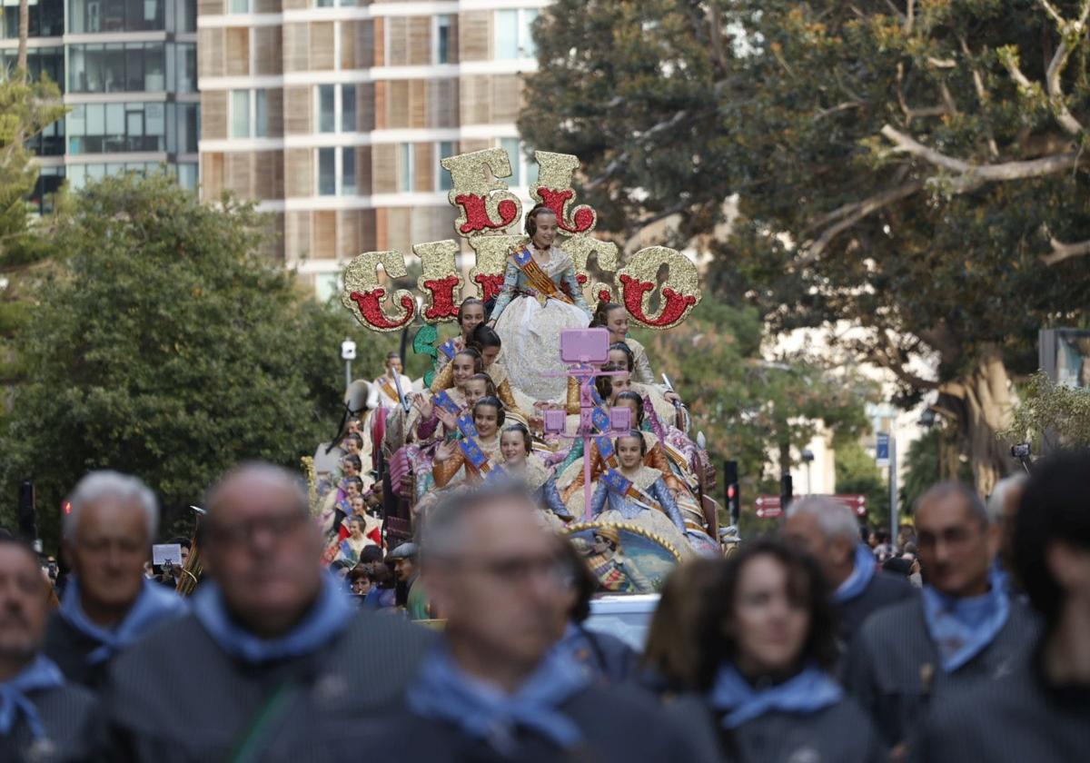 Recorrido de la Cabalgata del Ninot.