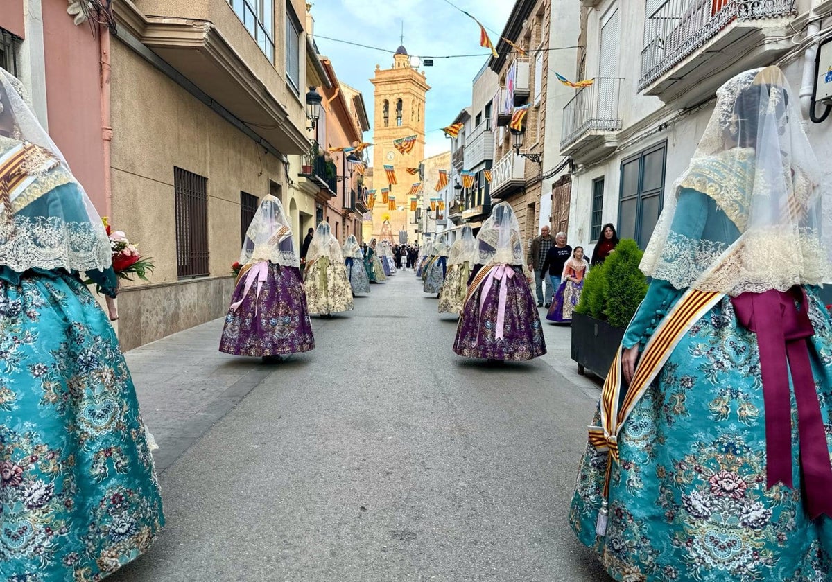 Ofrenda de las Fallas de Torrent.