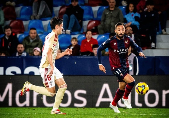 José Luis Morales, con el Levante esta temporada.