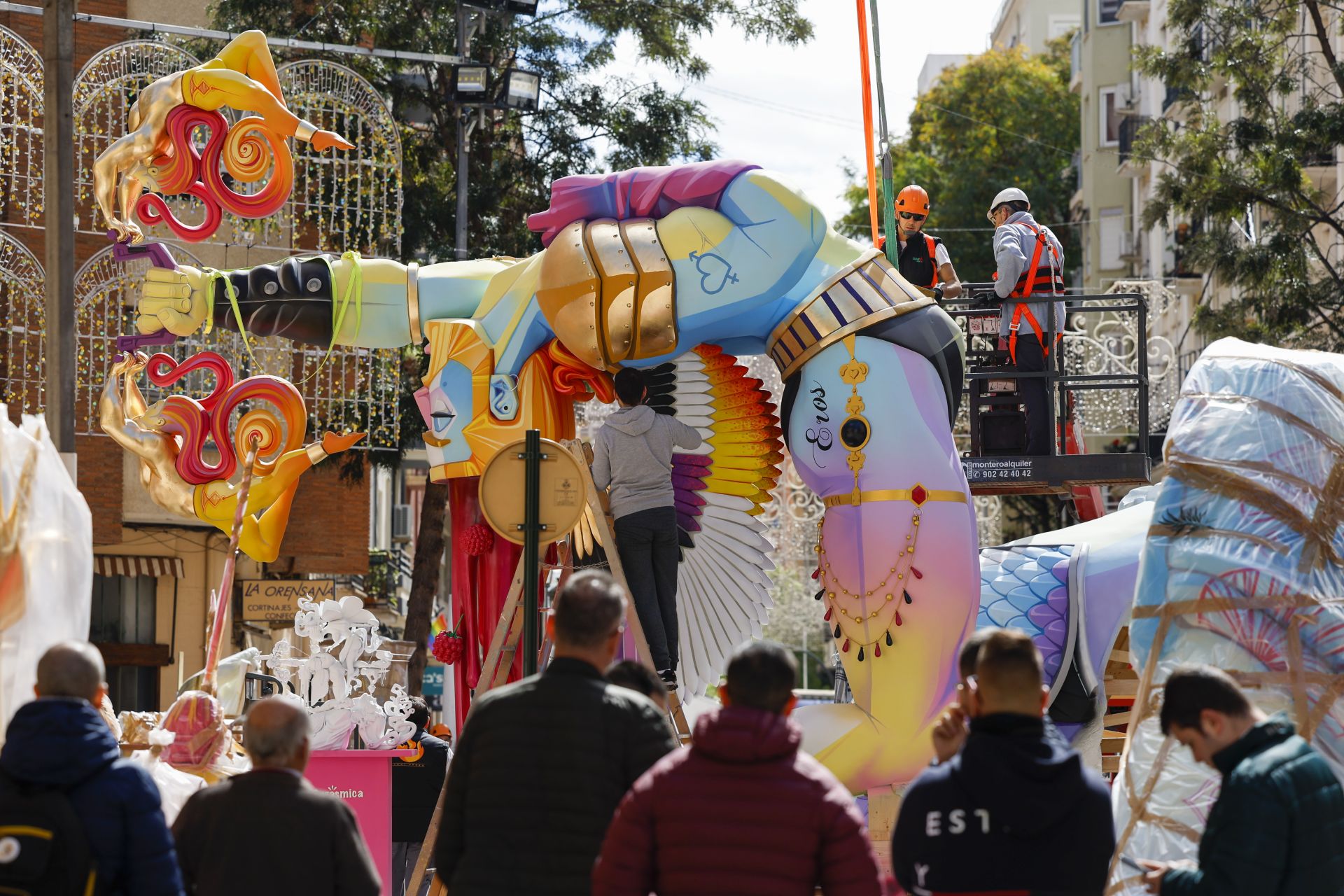 Montaje falla Cuba-Literato Azorín